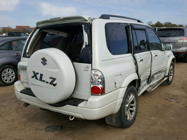 JS3TX92V744101865 - 2004 SUZUKI XL7 EX WHITE photo 4