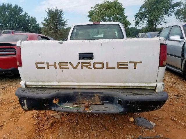 1GCCS14X1W8242696 - 1998 CHEVROLET S TRUCK S1 WHITE photo 6