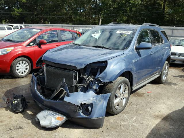 2GNFLDE56C6213468 - 2012 CHEVROLET EQUINOX LT BLUE photo 2