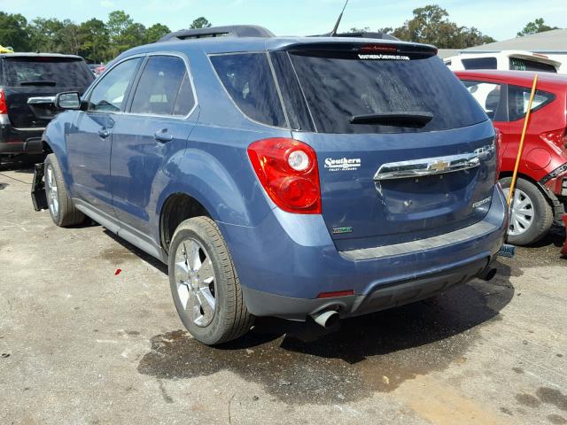 2GNFLDE56C6213468 - 2012 CHEVROLET EQUINOX LT BLUE photo 3