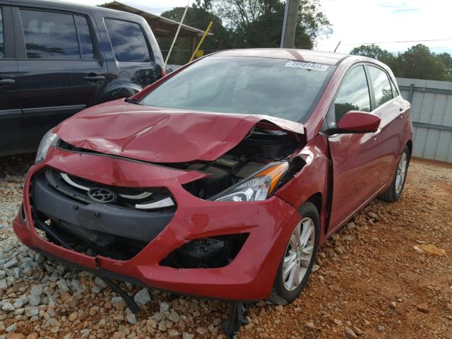 KMHD35LH3FU244293 - 2015 HYUNDAI ELANTRA GT RED photo 2