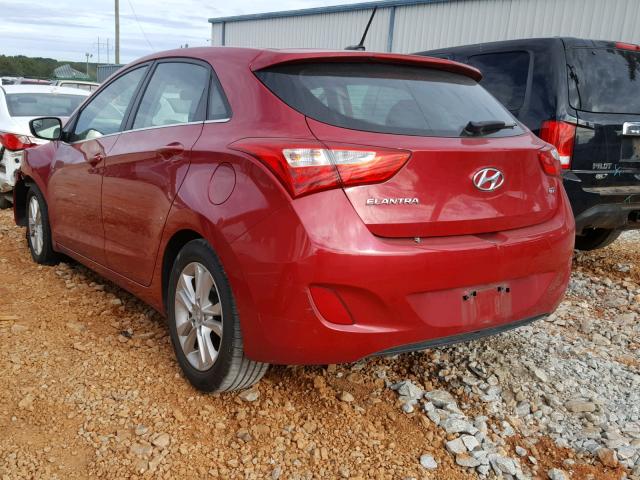 KMHD35LH3FU244293 - 2015 HYUNDAI ELANTRA GT RED photo 3