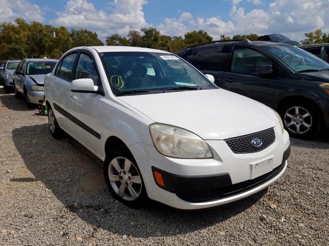 KNADE123366149506 - 2006 KIA RIO WHITE photo 1