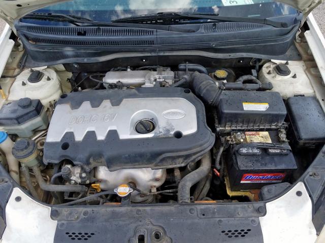 KNADE123366149506 - 2006 KIA RIO WHITE photo 7