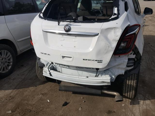 KL4CJGSB8JB694681 - 2018 BUICK ENCORE ESS WHITE photo 9