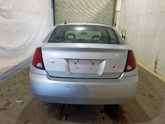 1G8AL55F86Z116941 - 2006 SATURN ION LEVEL SILVER photo 9