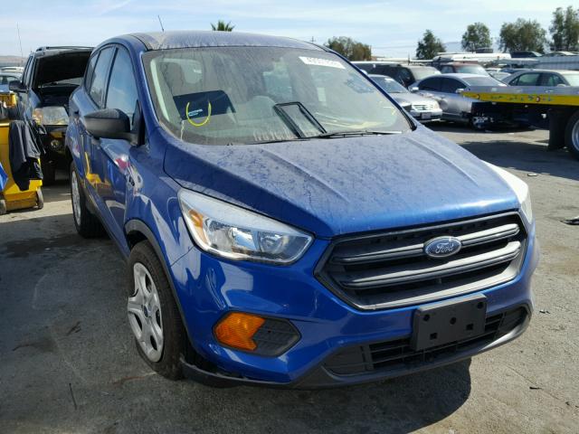 1FMCU0F70HUE48471 - 2017 FORD ESCAPE S BLUE photo 1