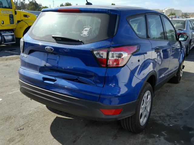 1FMCU0F70HUE48471 - 2017 FORD ESCAPE S BLUE photo 4