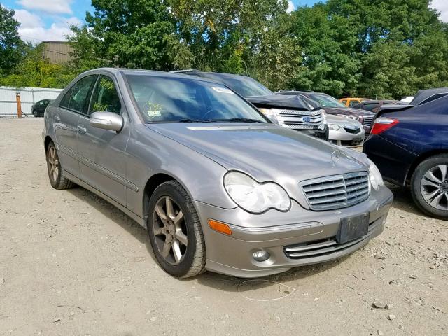 WDBRF92H57F923495 - 2007 MERCEDES-BENZ C 280 4MAT GRAY photo 1