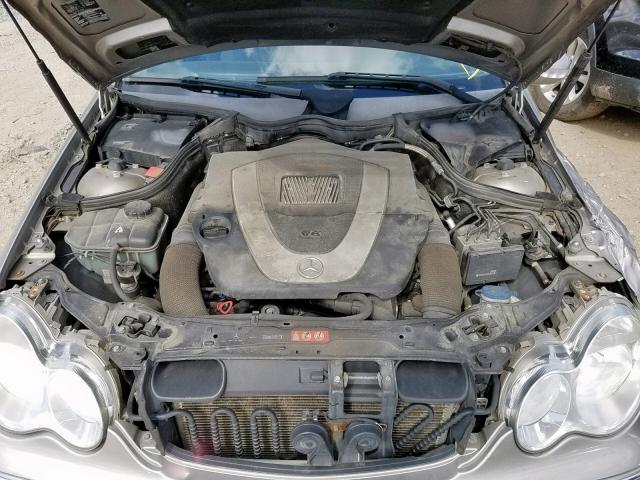 WDBRF92H57F923495 - 2007 MERCEDES-BENZ C 280 4MAT GRAY photo 7