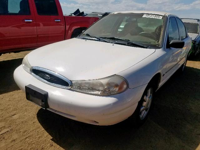 3FAFP6631YM103775 - 2000 FORD CONTOUR SE WHITE photo 2