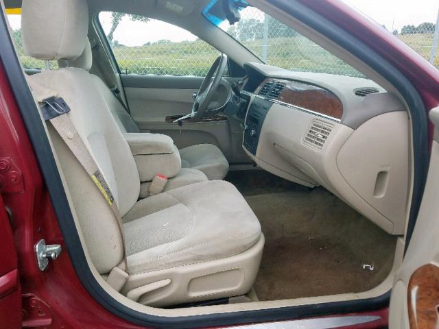 2G4WC532651228507 - 2005 BUICK LACROSSE C BURGUNDY photo 5