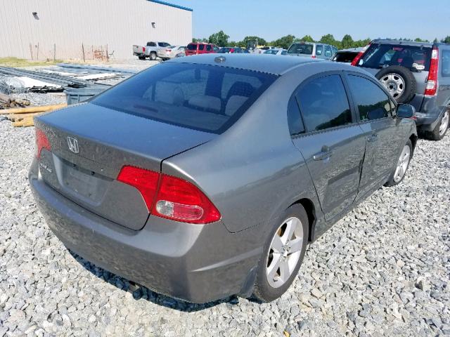 1HGFA16847L030073 - 2007 HONDA CIVIC EX CHARCOAL photo 4