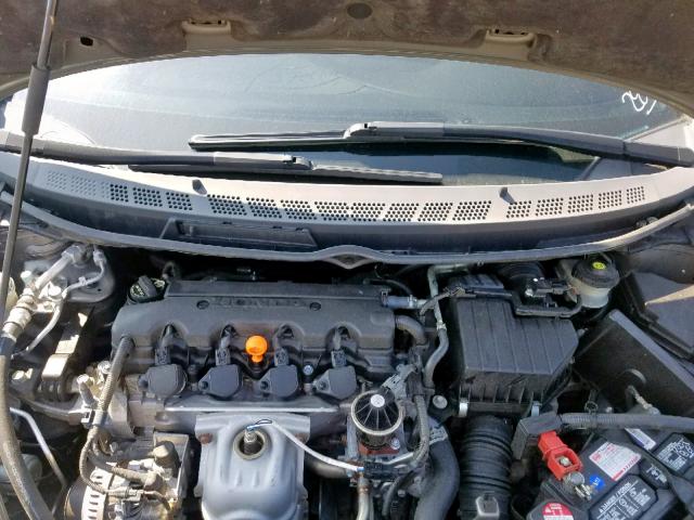 1HGFA16847L030073 - 2007 HONDA CIVIC EX CHARCOAL photo 7