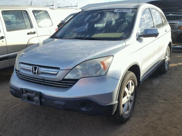 5J6RE48779L068416 - 2009 HONDA CR-V EXL SILVER photo 2