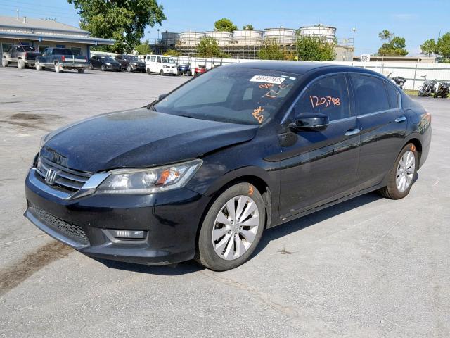 1HGCR2F85FA001452 - 2015 HONDA ACCORD EXL BLACK photo 2