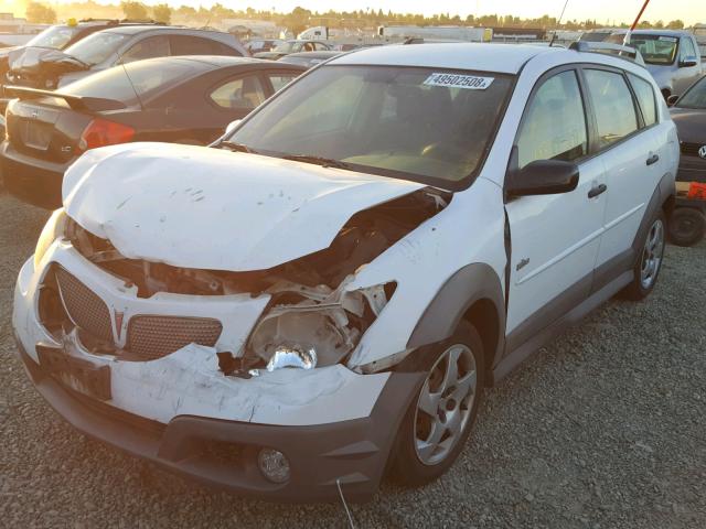 5Y2SL65807Z409932 - 2007 PONTIAC VIBE WHITE photo 2