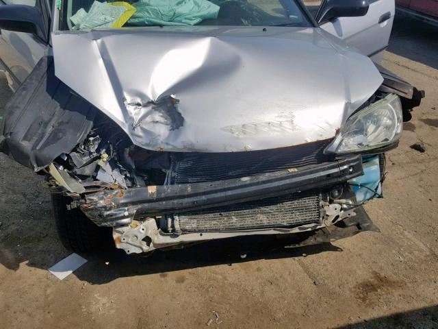 1HGES16324L022742 - 2004 HONDA CIVIC DX V SILVER photo 7