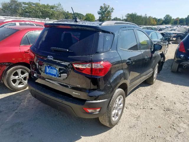 MAJ6S3GLXKC282564 - 2019 FORD ECOSPORT S BLACK photo 4