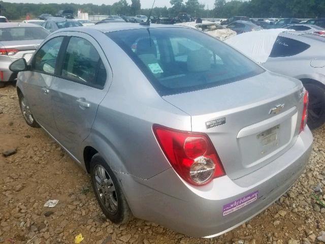 1G1JA5SH0C4224215 - 2012 CHEVROLET SONIC LS 银色 照片 3