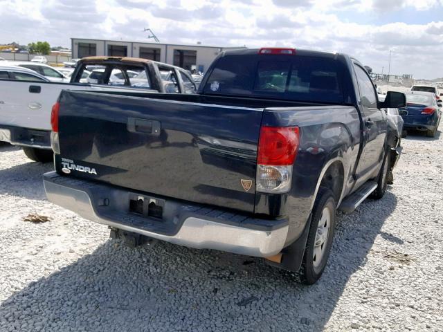 5TFJT52188X002239 - 2008 TOYOTA TUNDRA BLACK photo 4