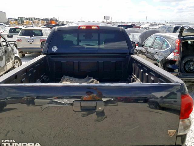 5TFJT52188X002239 - 2008 TOYOTA TUNDRA BLACK photo 6