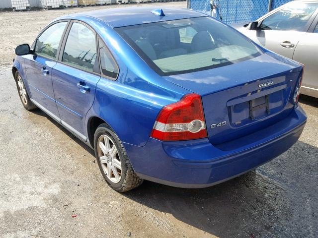 YV1MS382272291905 - 2007 VOLVO S40 2.4I BLUE photo 3