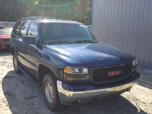 1GKEK13T51R193050 - 2001 GMC YUKON BLUE photo 1