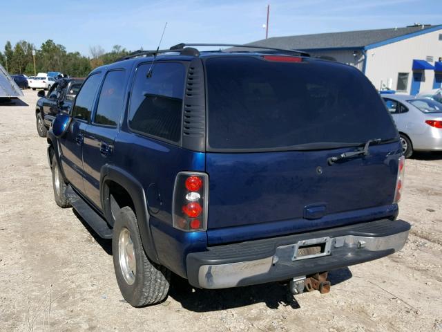 1GKEK13T51R193050 - 2001 GMC YUKON BLUE photo 3