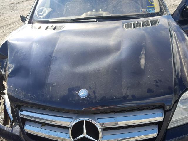 4JGBF71E47A207517 - 2007 MERCEDES-BENZ GL 450 4MA BLUE photo 7