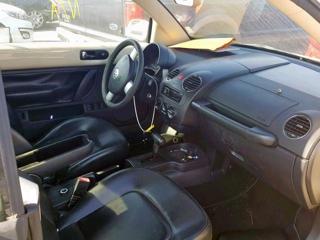 3VWPF31YX6M309478 - 2006 VOLKSWAGEN NEW BEETLE ბეჟი ფოტო 5