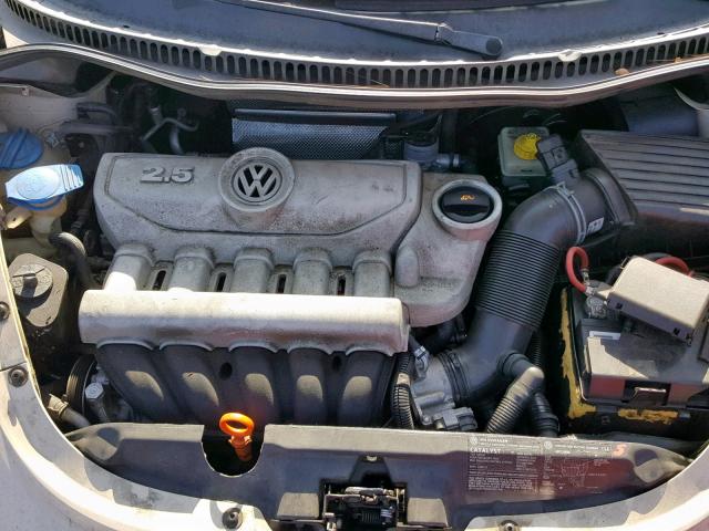 3VWPF31YX6M309478 - 2006 VOLKSWAGEN NEW BEETLE ბეჟი ფოტო 7