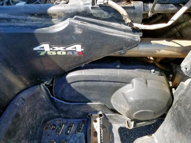 5SAAR41A9B7100376 - 2011 SUZUKI LT-A750 X BLACK photo 7