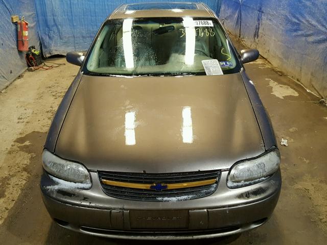1G1NE52J316172203 - 2001 CHEVROLET MALIBU LS BROWN photo 9