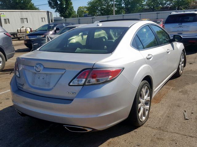 1YVHP82B895M13970 - 2009 MAZDA 6 S SILVER photo 4