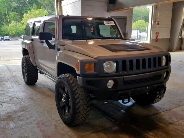 5GTDN136X68166621 - 2006 HUMMER H3 SILVER photo 1