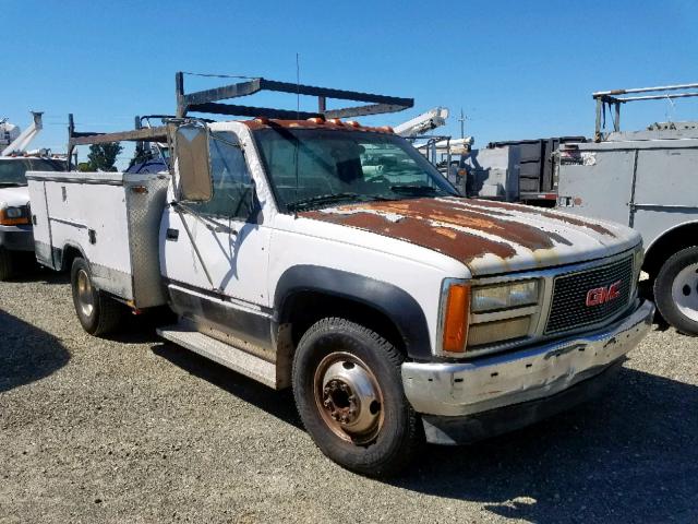 1GDJC34N3ME536772 - 1991 GMC SIERRA C35 WHITE photo 1