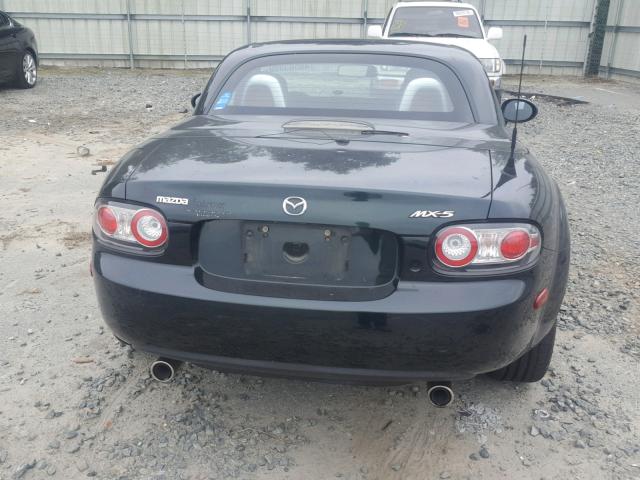 JM1NC26F480143808 - 2008 MAZDA MX-5 MIATA GREEN photo 6