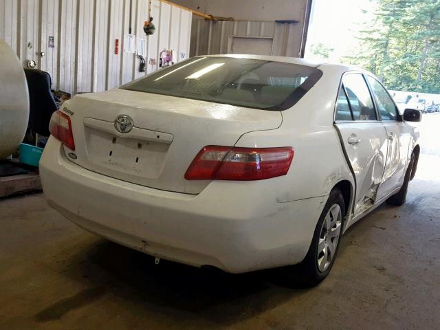 4T1BE46K49U905238 - 2009 TOYOTA CAMRY BASE WHITE photo 4