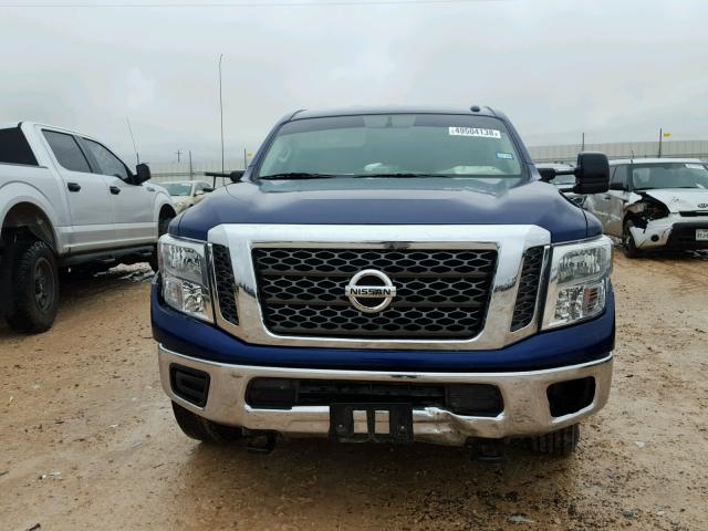 1N6BA1F30HN568077 - 2017 NISSAN TITAN XD S BLUE photo 9