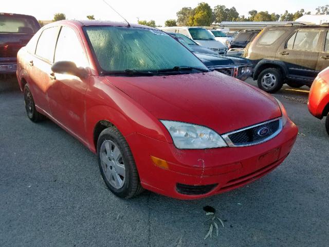 1FAFP34N46W179877 - 2006 FORD FOCUS ZX4 RED photo 1