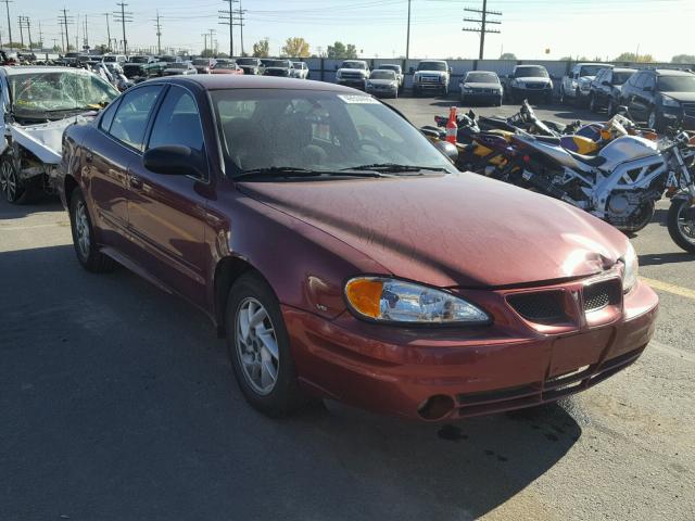 1G2NF52E73M527545 - 2003 PONTIAC GRAND AM S BURGUNDY photo 1