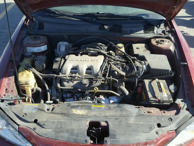 1G2NF52E73M527545 - 2003 PONTIAC GRAND AM S BURGUNDY photo 7