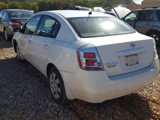 3N1AB61E18L686949 - 2008 NISSAN SENTRA 2.0 WHITE photo 3