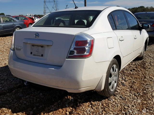 3N1AB61E18L686949 - 2008 NISSAN SENTRA 2.0 WHITE photo 4