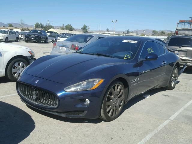 ZAMGJ45A080036895 - 2008 MASERATI GRANTURISM BLUE photo 2