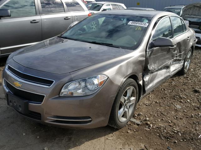 1G1ZC5EB9AF146670 - 2010 CHEVROLET MALIBU 1LT BROWN photo 2