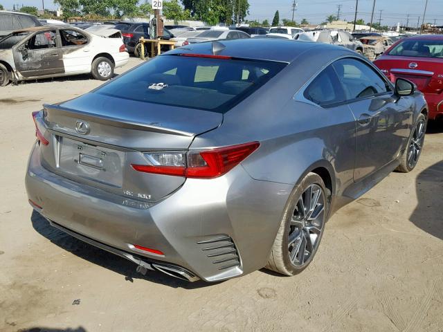 JTHHA5BC4J5007895 - 2018 LEXUS RC 300 GRAY photo 4