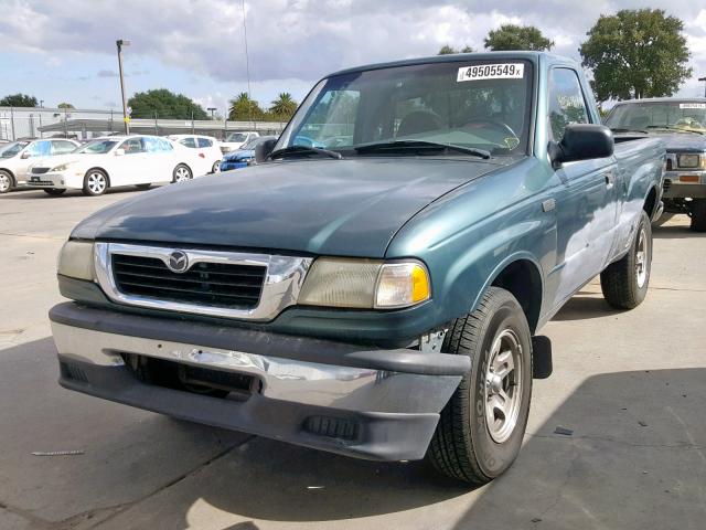 4F4YR12C8XTM45933 - 1999 MAZDA B2500 GREEN photo 2