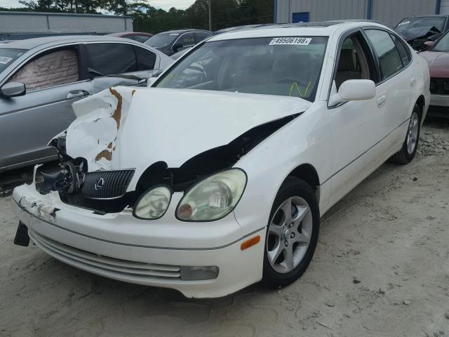 JT8BD69S350206150 - 2005 LEXUS GS 300 WHITE photo 2